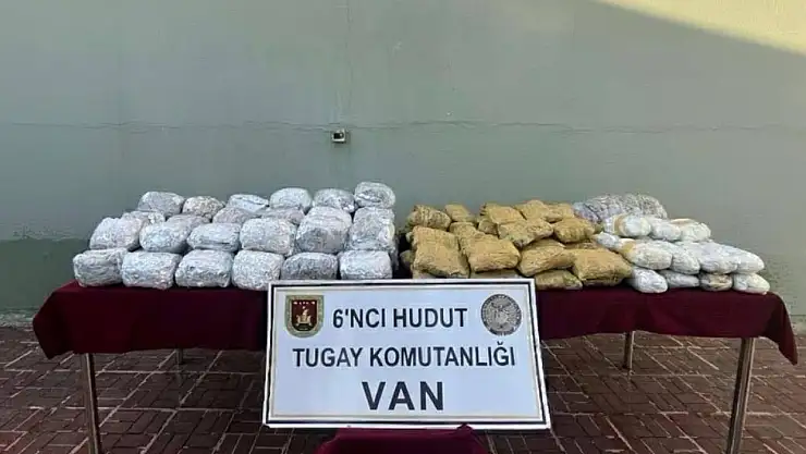 Van hudut hattında 109 kilogram uyuşturucu ele geçirildi