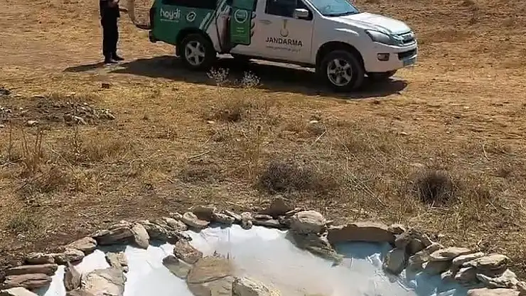 Van Jandarma, Yaban Hayvanları İçin Su Havuzları Kurdu