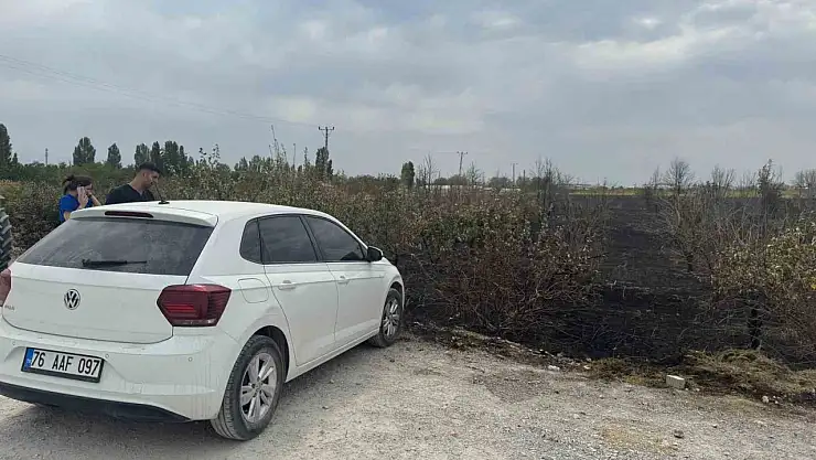 Van YYÜ Kampüsünde Korkutan Arazi Yangını Çıktı