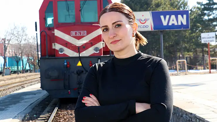 Vanlı kadın makinist azmiyle ilham oluyor