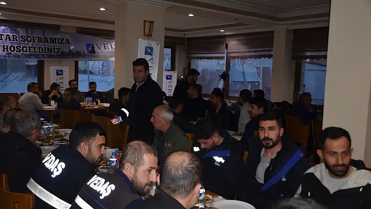 VEDAŞ çalışanları Malazgirt'te iftar sofrasında buluştu
