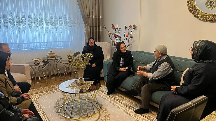 Yakutiye'de Şehit Babasına Destek Ziyareti