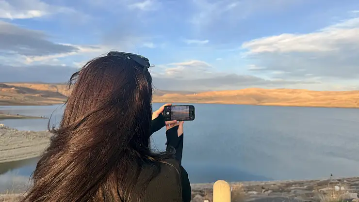 Yazıcı Barajı'nda sonbahar sessizliği