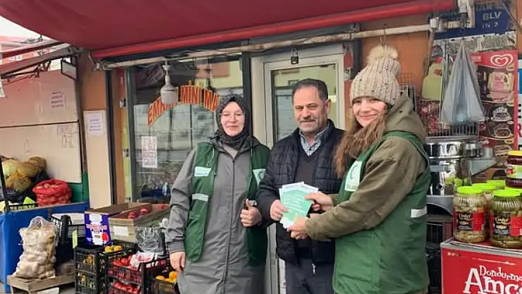 Yeşilay Kars Şubesi'nden Mahalle Esnafına Ziyaret