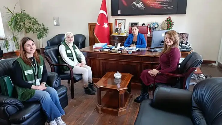 Yeşilay Kars Şubesi'nden SYDV İl Müdürü Çiğdem Aydın'a Ziyaret