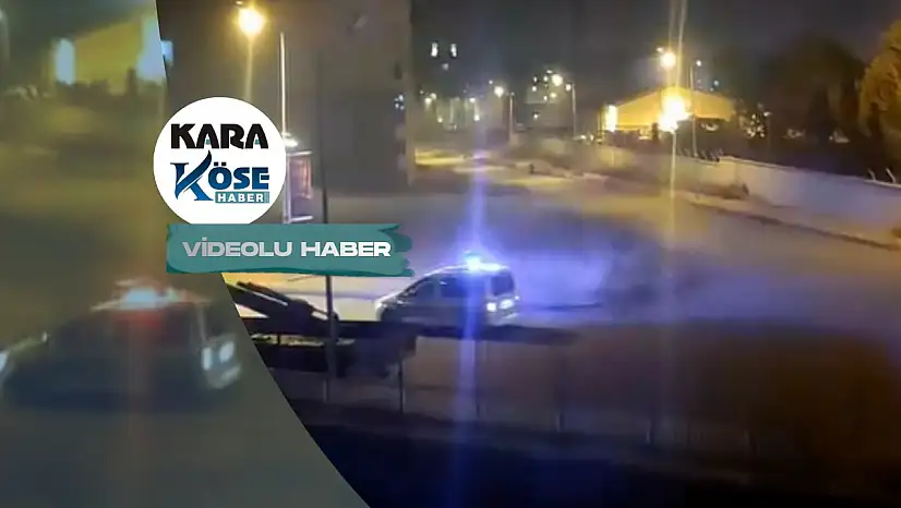Ağrı'da drift atan araçların yerini polis araçları aldı, yurt çevresinde huzur sağlandı