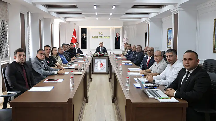 Ağrı'da spor müsabakalarının güvenliği masaya yatırıldı