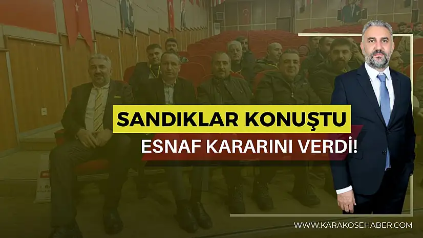 Ağrı Esnaf ve Sanatkârlar Odası seçiminde yeni başkan belli oldu