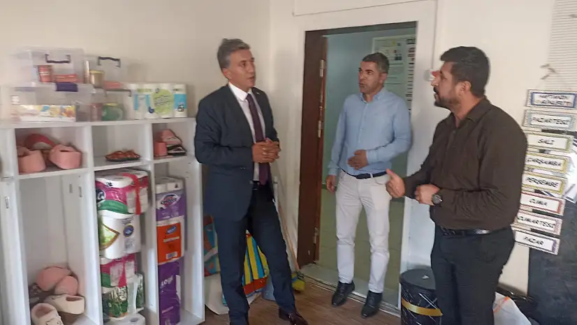 Milli Eğitim Müdürü Çakan'den Cumhuriyet Lisesi'ni ziyaret