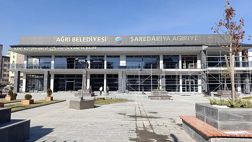Ağrı'nın yeni buluşma noktası açılışa gün sayıyor