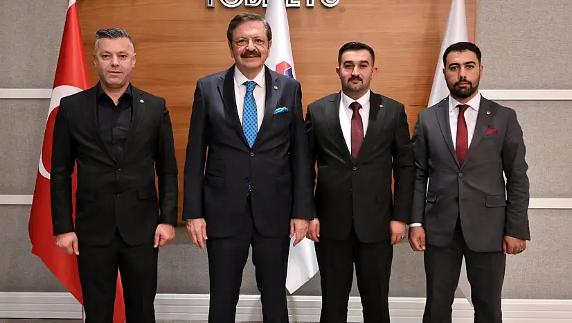 Ağrı Ticaret Borsası heyetinden Hisarcıklıoğlu'na ziyaret