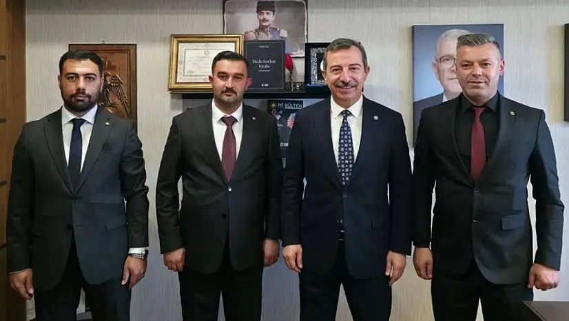Ağrı Ticaret Borsası'ndan İYİ Parti'li Toktaş'a ekonomi odaklı ziyaret