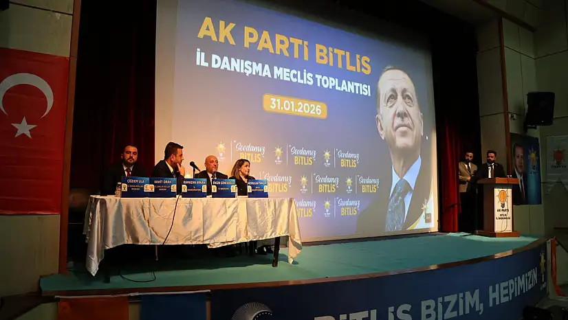 AK Parti Bitlis'te Ocak Ayı Daraltılmış İl Danışma Meclisi Toplantısı Gerçekleştirildi