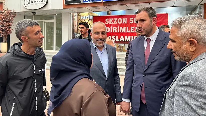 AK Parti heyeti Doğubayazıt'ta ilçenin sorunlarını konuştu