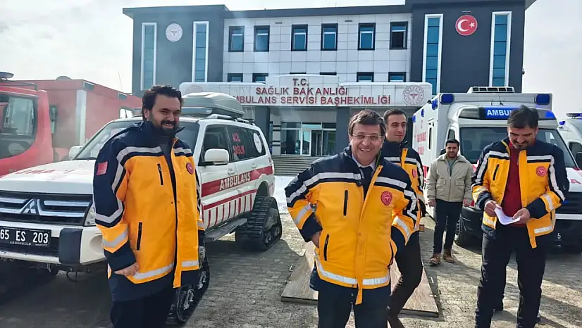 AK Parti Van Milletvekili Kayhan Türkmenoğlu'ndan 112 Ambulans Servisine Ziyaret