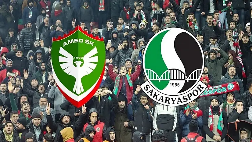 Amedspor - Sakaryaspor maçı ne zaman, saat kaçta, hangi kanalda? İlk 11'ler!