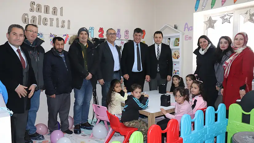 Aşıtlar İlkokulu'nda 7 Bölge 7 Proje Kapsamında Yenilenen Alanlar Açıldı