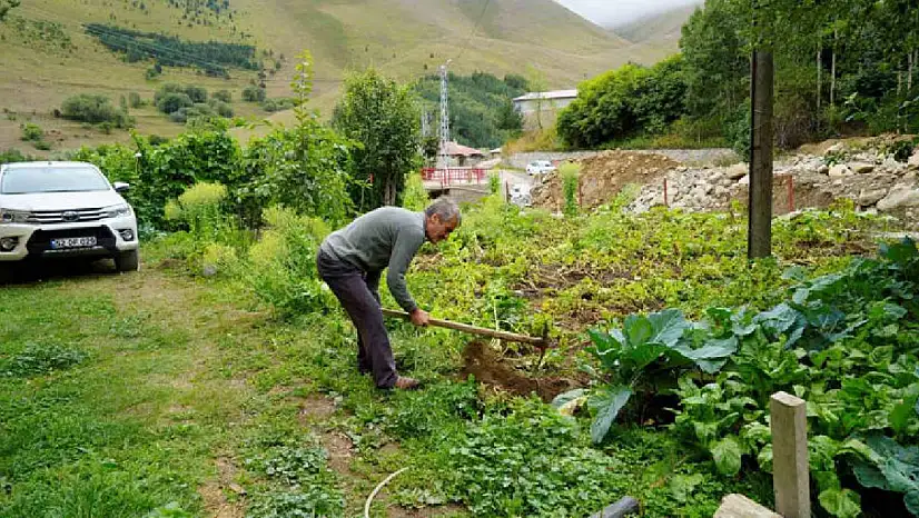 Azim dolu emekli imam, yüksek rakımlı köyünde büyük bir dönüşüm gerçekleştirdi