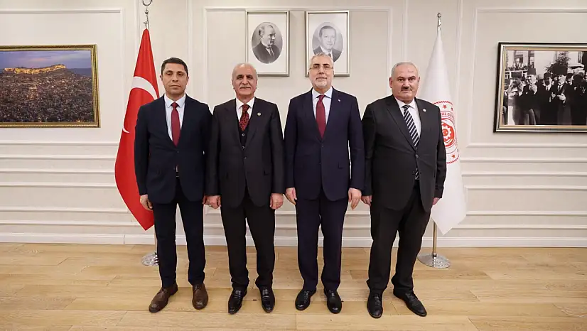 Bakan Işıkhan, Ağrılı belediye başkanlarını kabul etti