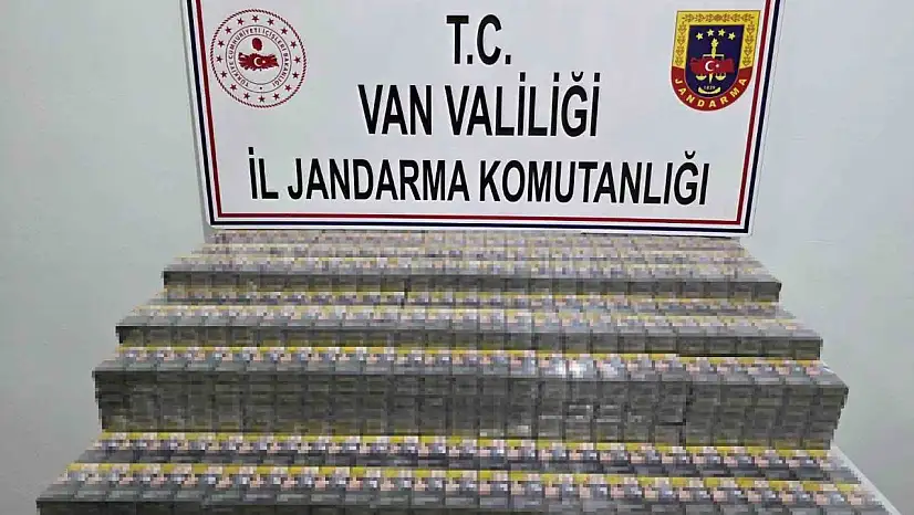 Başkale'de 2 bin 470 paket kaçak sigara ele geçirildi, bir şüpheli gözaltına alındı
