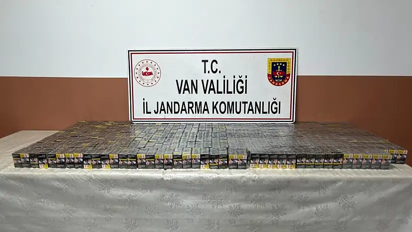 Başkale'de jandarmadan kaçak sigara operasyonu: 1540 paket ele geçirildi