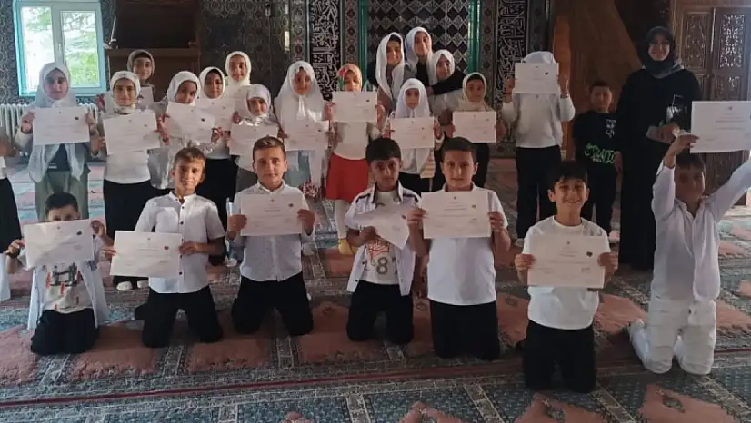 Beşminare Kur'an Kursu'nda Cami-Çocuk Buluşması Programı Düzenlendi