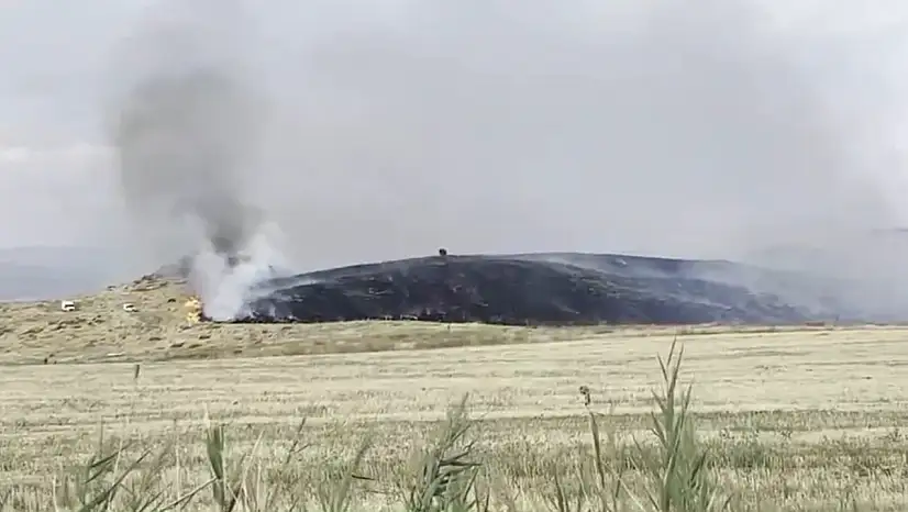 Bitlis'te otluk alanda yangın: Yaklaşık 300 dönüm zarar gördü