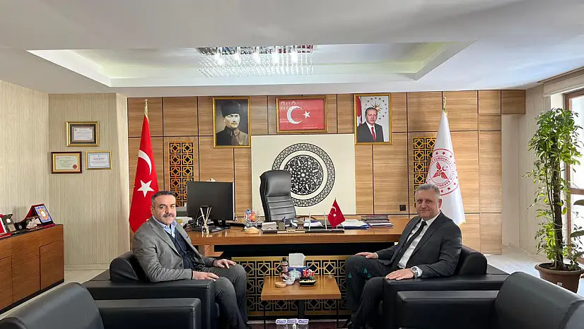 Bitlis Türk Telekom Müdürü Ümit Orak'tan İl Sağlık Müdürü Şaban Ergene'ye Ziyaret