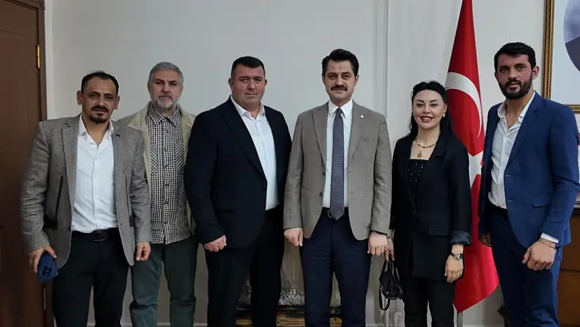 Büyük Turan Devletleri Teşkilatı Derneği'nden Kaymakam Yılmaz'a Ziyaret