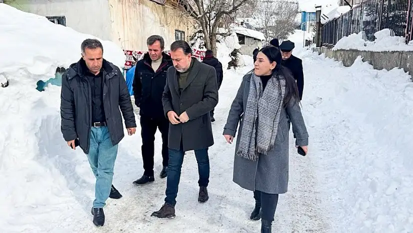 Çığdan Etkilenen Şavan Ailesine Geçmiş Olsun Ziyareti