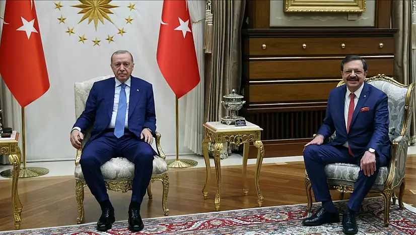 Cumhurbaşkanı Erdoğan'dan iş dünyasına kritik mesaj: TOBB Başkanı Hisarcıklıoğlu ile görüşme
