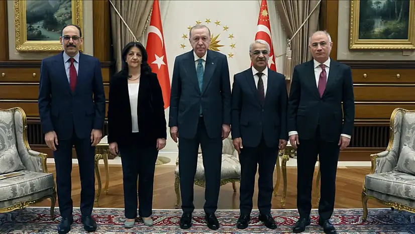 Cumhurbaşkanı Erdoğan, DEM Parti'yi ağırladı