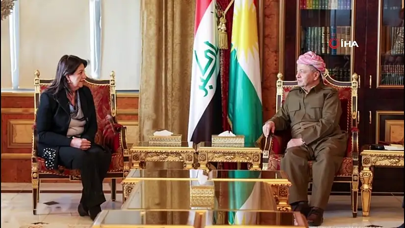 DEM Parti heyeti Barzani ile görüştü