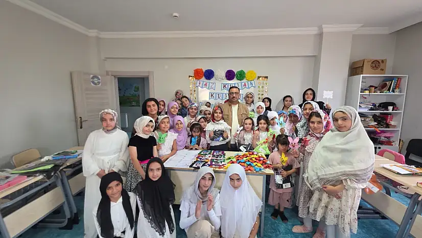Doğubayazıt'ta Yaz Kur'an Kurslarında mezuniyet heyecanı