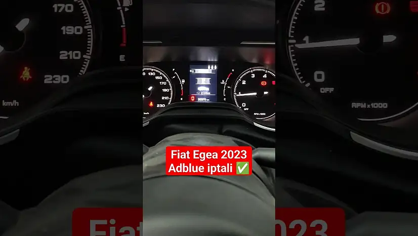 Egea AdBlue uyarısından sonra kaç km gider? Fiat Egea AdBlue Uyarısı Nedir? Egeada AdBlue biterse ne olur? AdBlue ışığı nasıl söner?