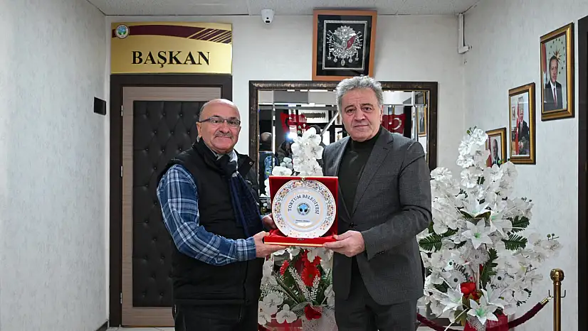 Emekli YİKOB Müdürü Yılmaz Aktaş, Tortum Belediyesi'nde Ağırladı