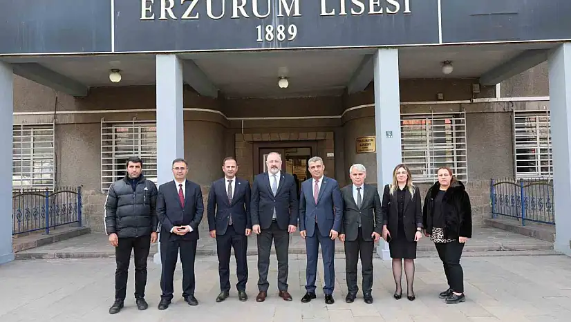Ersin Karaman, Mezun Olduğu Erzurum Lisesi'nde Anılarını Tazeledi