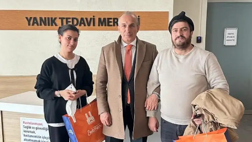 Erzurum Büyükşehir Belediyesi'nden Yangınzedelere Destek Ziyaretleri