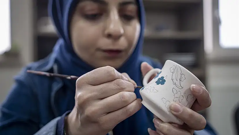 Erzurum'da çini sanatı yeniden canlanıyor