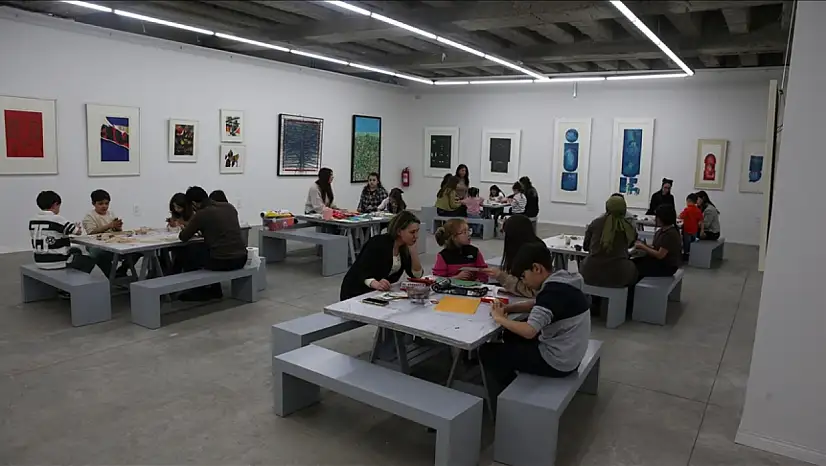 Erzurum'da çocuklar müzede üretti