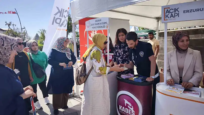 Erzurum'da Kadına Yönelik Şiddetle Mücadele için Açık Kapı Bilgilendirme Faaliyetleri Başlatıldı