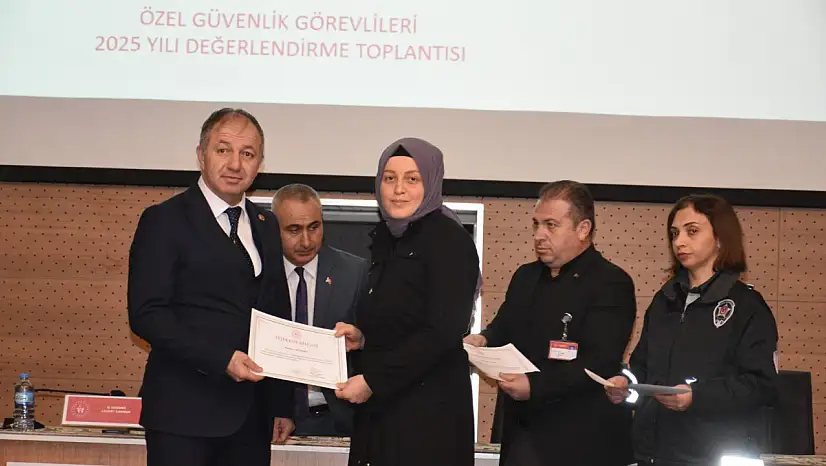 Erzurum'da Özel Güvenlikçilere Teşekkür ve Değerlendirme Toplantısı