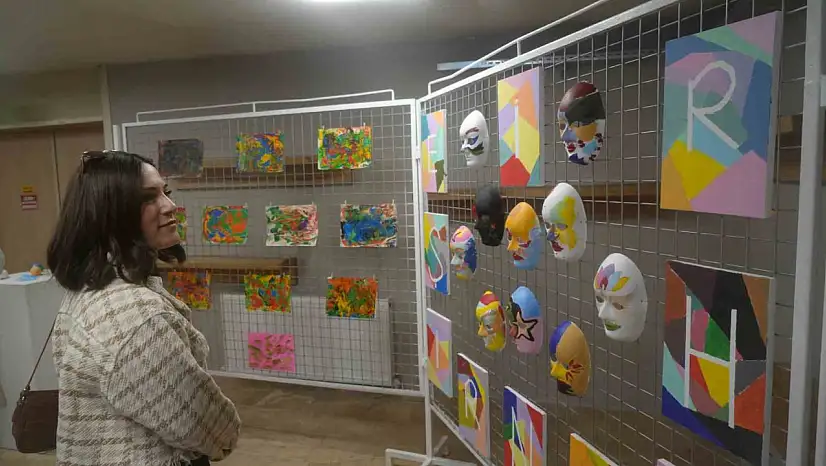 Erzurum'da Özel İhtiyaçlı Kız Çocukları'nın Eserleri Muz Müzesi'nde Sergilendi