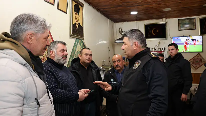 Erzurum İl Emniyet Müdürü Karaburun'dan Esnaf Ziyareti