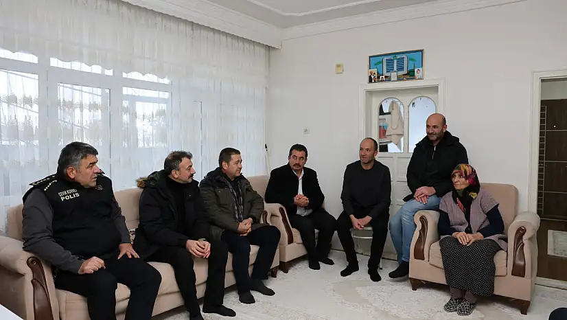Erzurum İl Emniyet Müdürü Karaburun'dan Şehit Ailesine Anlamlı Ziyaret