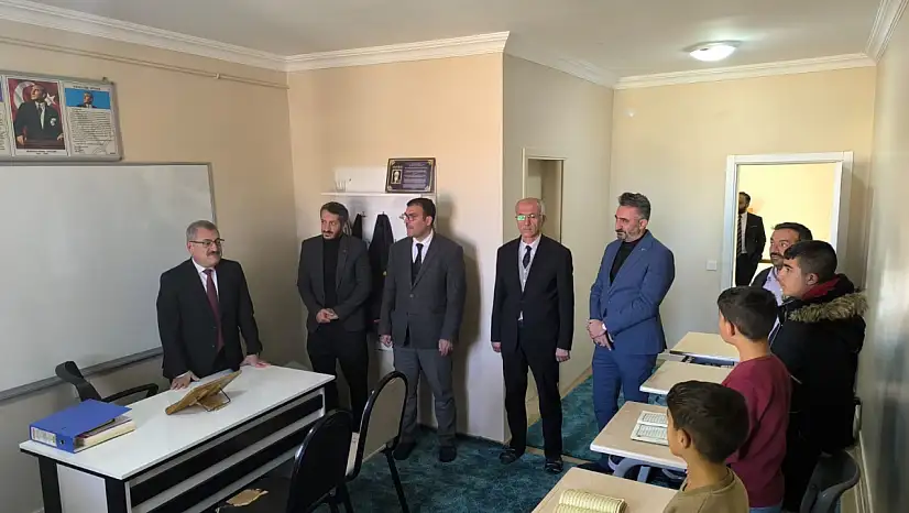 Erzurum İl Müftüsü Çapçı, Hafızlık Kursu'nu Ziyaret Etti, Öğrencilere Destek Verdi