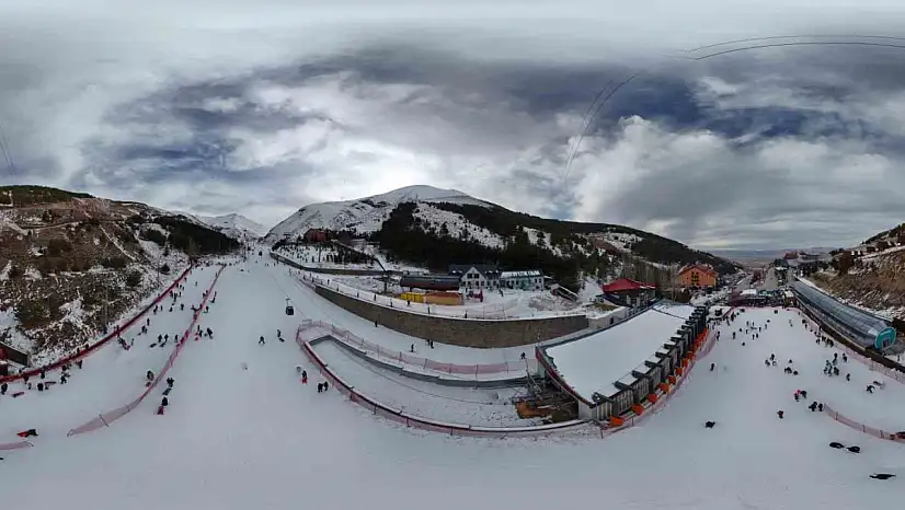 Erzurum Palandöken Kayak Merkezi'nde Kış Sezonu Coşkuyla Açıldı