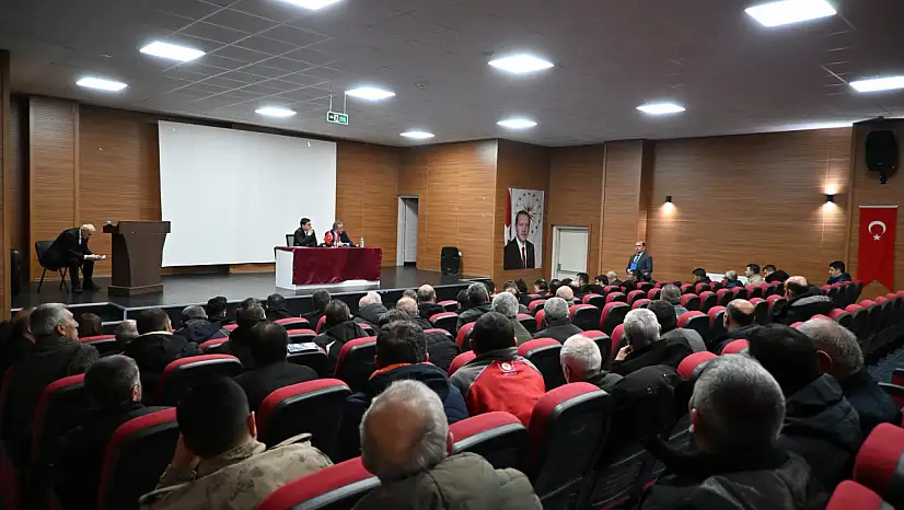 Erzurum Tortum'da Muhtarlar Toplantısı Gerçekleştirildi