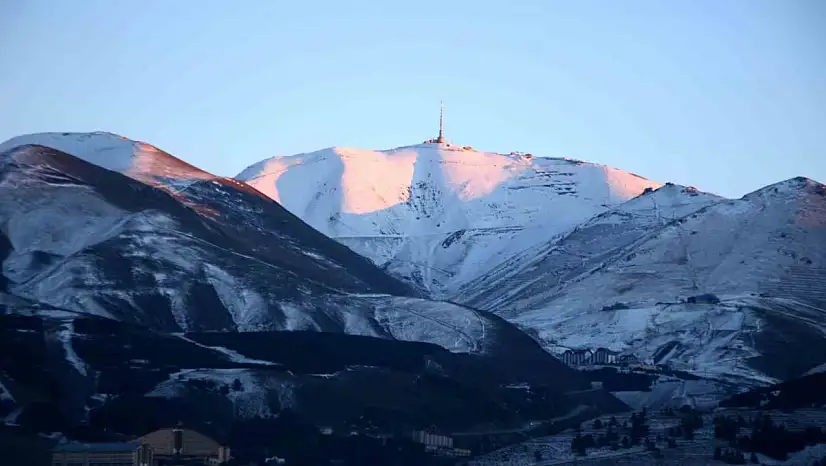 Erzurum'un Yüksek Kesimleri için Kar Uyarısı Yapıldı