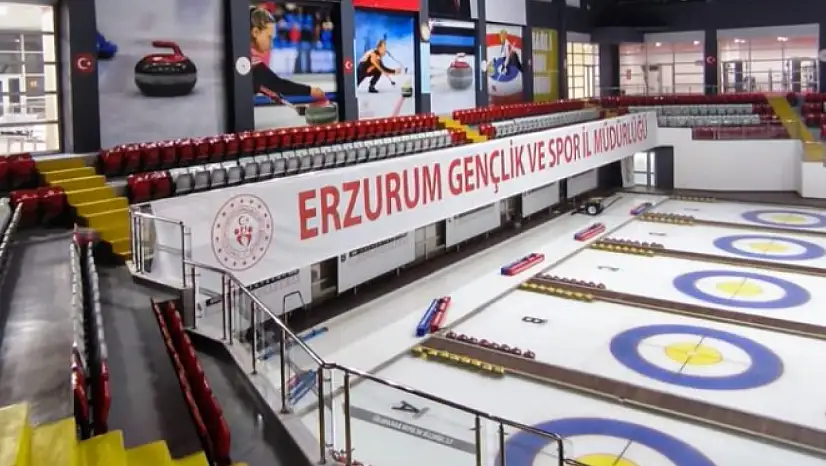Erzurum Yakutiye Curling Spor Kompleksi Yenilenen Yüzüyle Hizmete Açıldı
